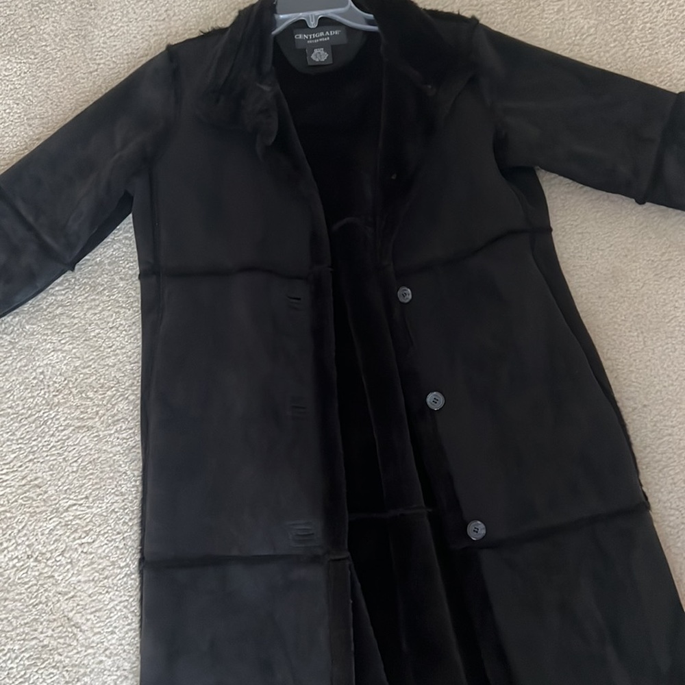NWOT LONG BLACK COAT